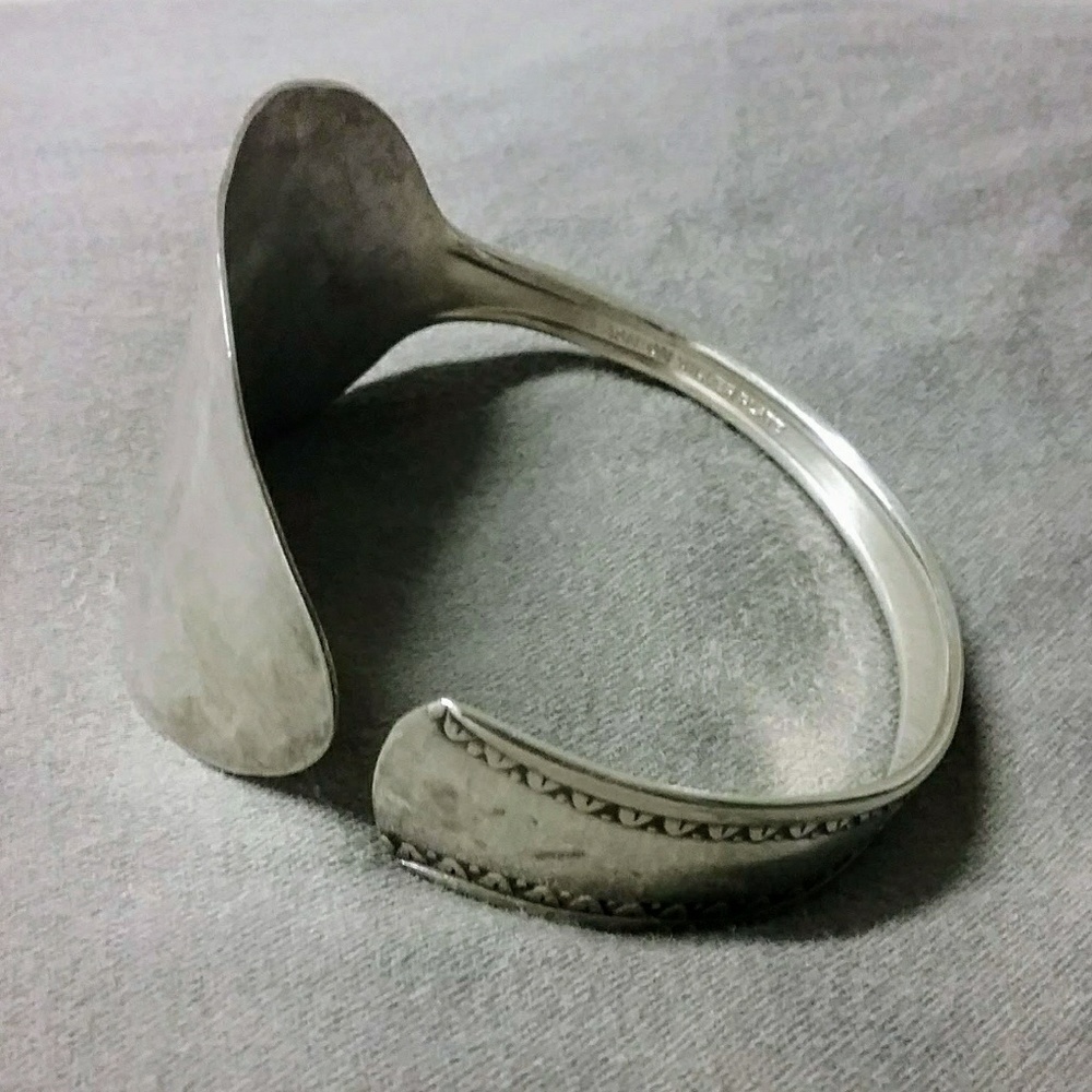 Silver Spoon Bangle Cuff Bracelet